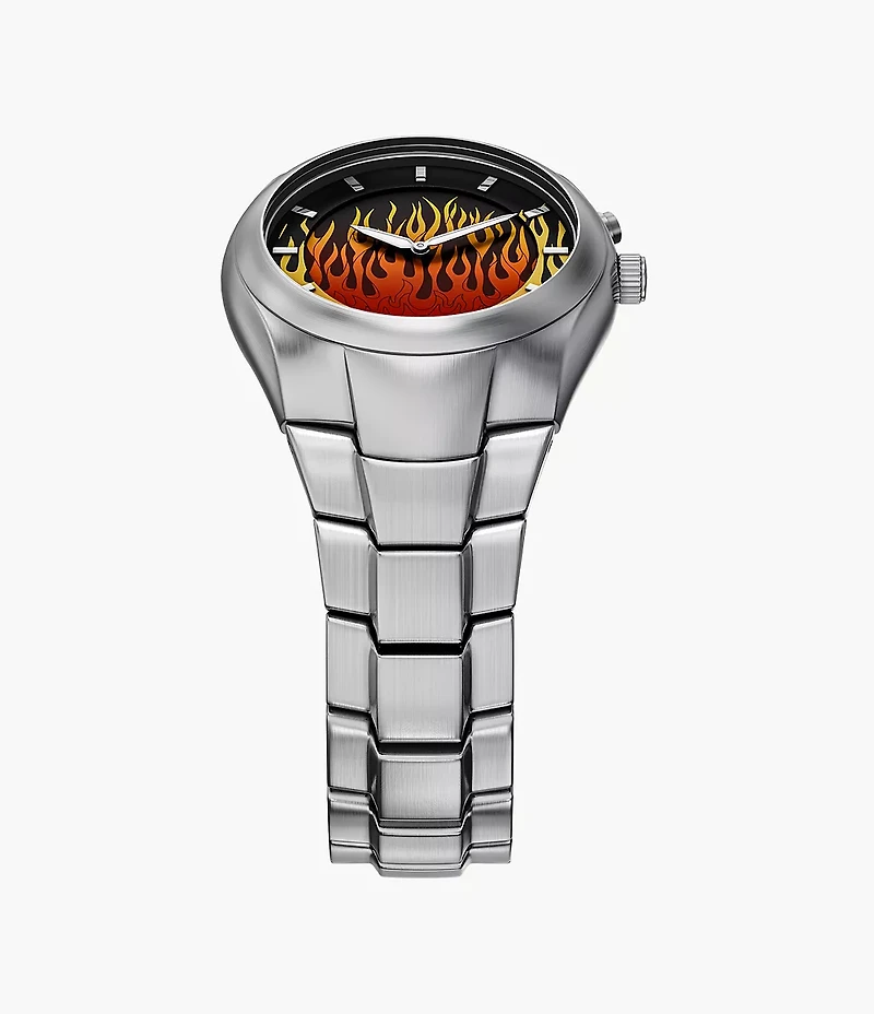 Y2K Big Tic 40MM Stainless Steel Watch