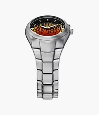 Y2K Big Tic 40MM Stainless Steel Watch