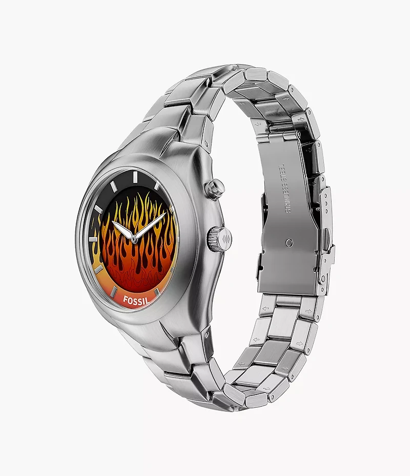 Y2K Big Tic 40MM Stainless Steel Watch
