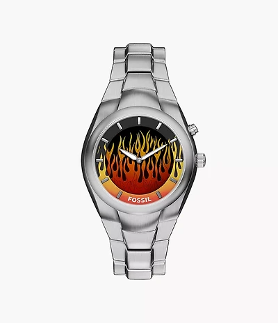 Y2K Big Tic 40MM Stainless Steel Watch
