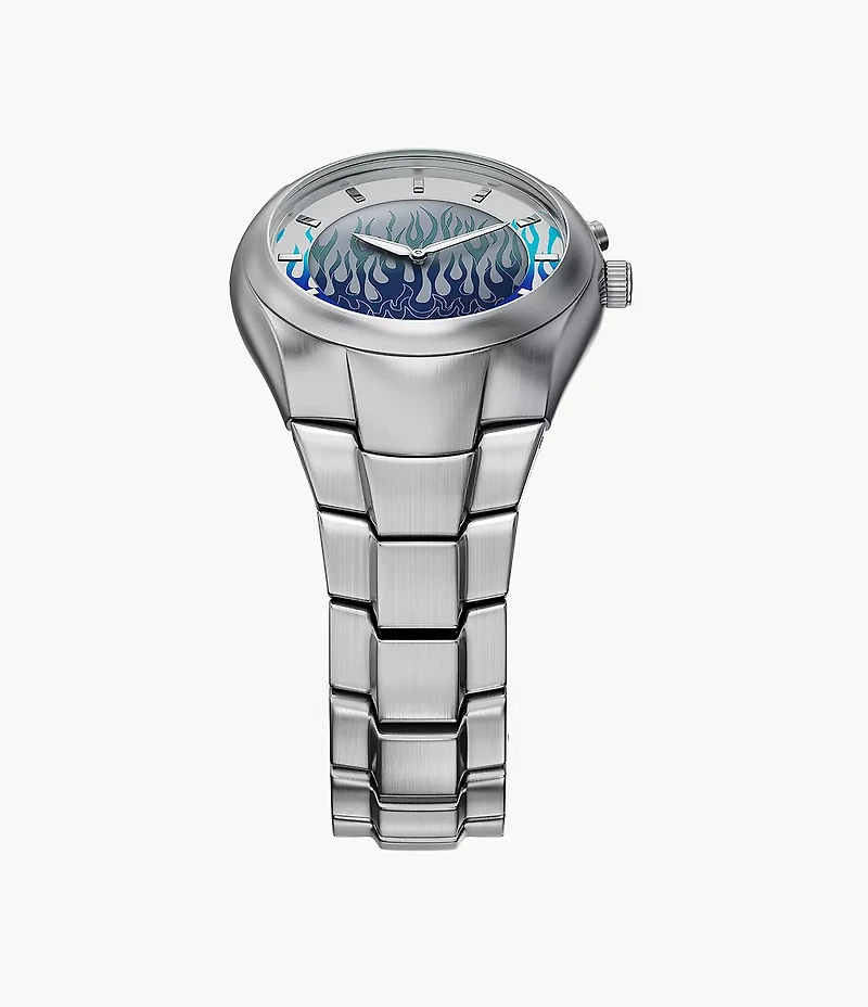 Y2K Big Tic 40MM Stainless Steel Watch