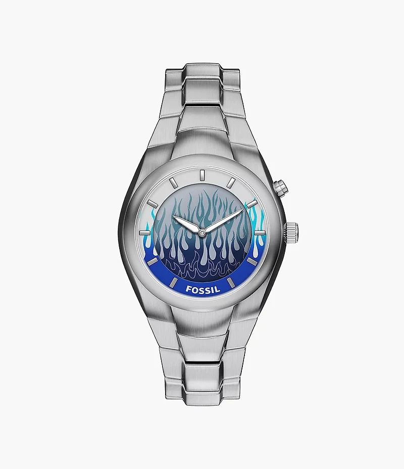 Y2K Big Tic 40MM Stainless Steel Watch
