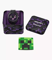 Minecraft x Fossil Limited-Edition The End 44mm Chronograph Watch