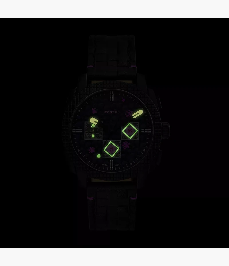 Minecraft x Fossil Limited-Edition The End 44mm Chronograph Watch