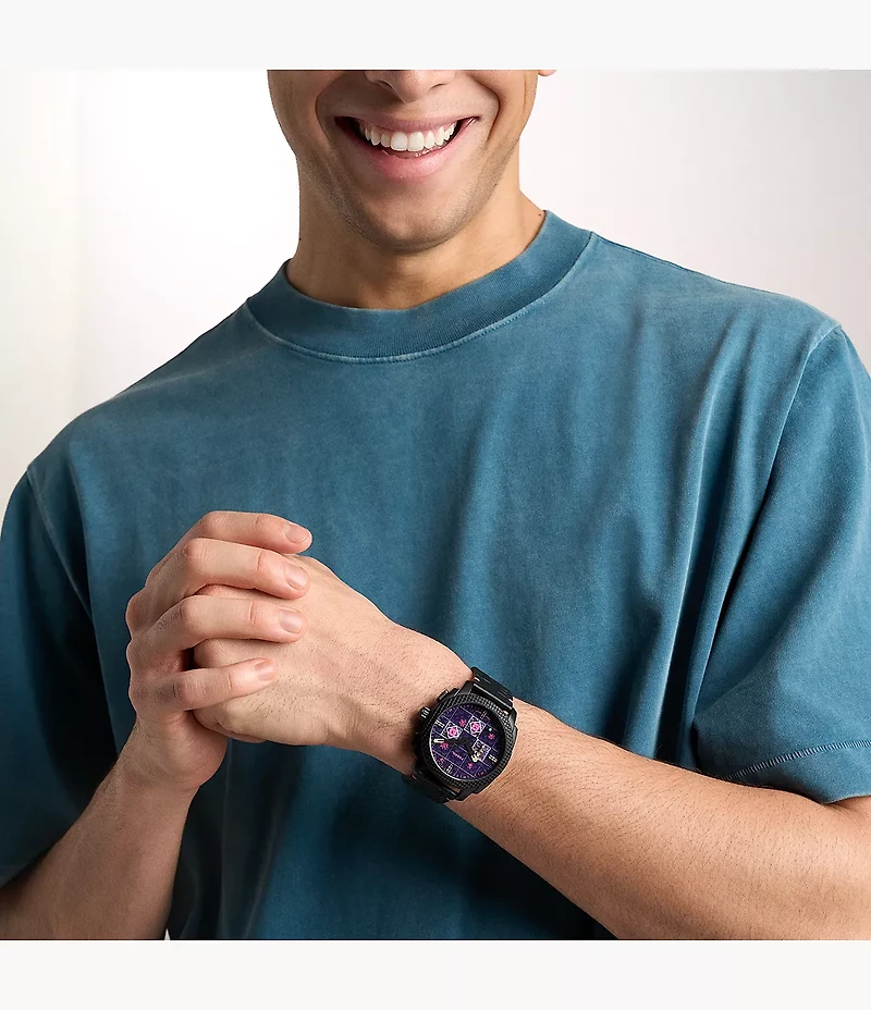 Minecraft x Fossil Limited-Edition The End 44mm Chronograph Watch