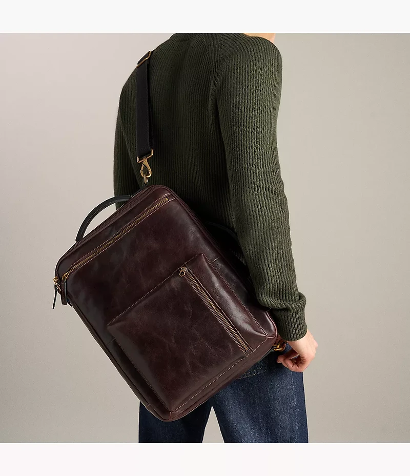 Buckner Leather Convertible Backpack
