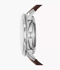Townsman Automatic Leather Watch Brown