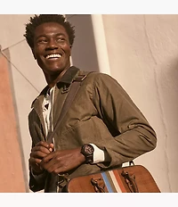 Townsman Automatic Dark Brown Leather Watch