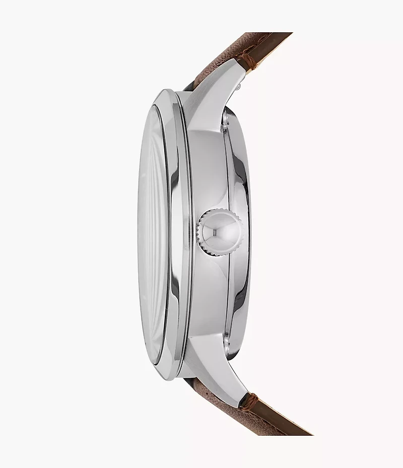 Townsman Automatic Brown Leather Watch