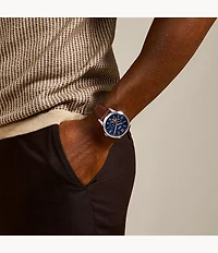 Townsman Automatic Brown Leather Watch