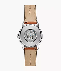 Townsman 48mm Automatic Light Brown Leather Watch
