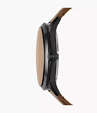 Townsman 48mm Automatic Brown Leather Watch