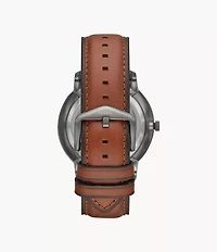 Neutra Automatic Amber Leather Watch