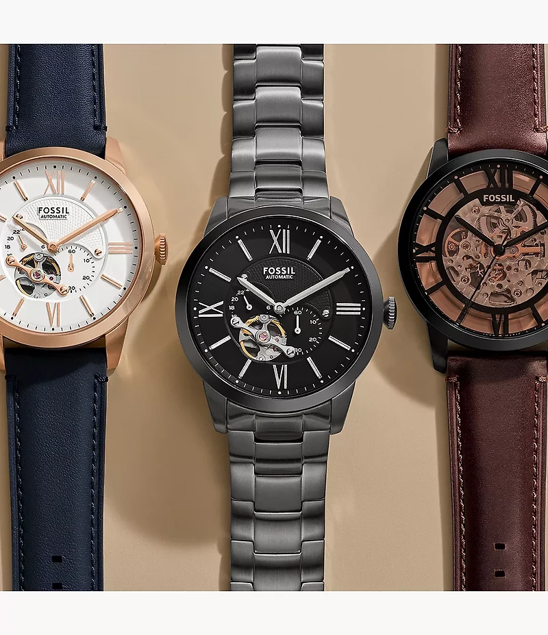 Townsman Automatic Smoke Stainless-Steel Watch