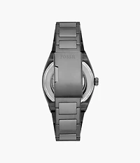 Everett Automatic Smoke Stainless Steel Watch