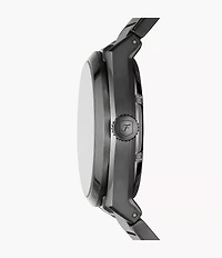 Everett Automatic Smoke Stainless Steel Watch