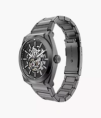 Everett Automatic Smoke Stainless Steel Watch