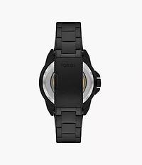 Bronson Automatic Black Stainless Steel Watch