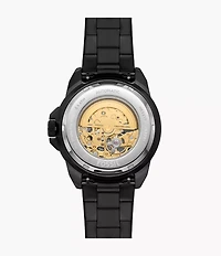 Bronson Automatic Black Stainless Steel Watch