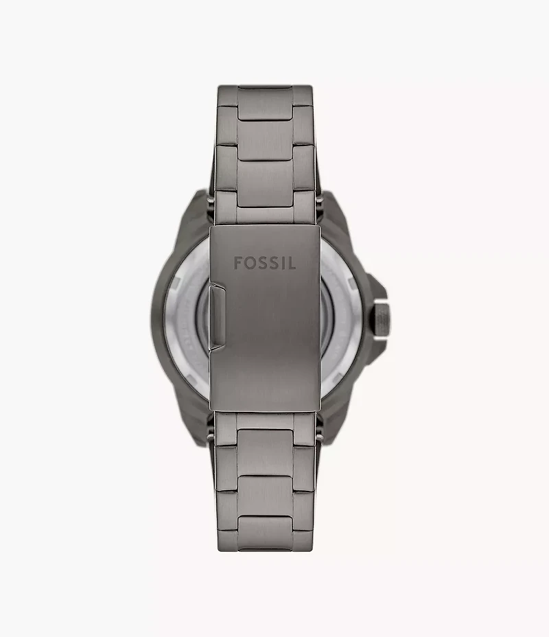 Bronson Automatic Smoke Stainless Steel Watch