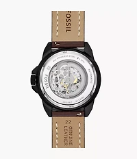 Bronson Automatic Brown LiteHide™ Leather Watch
