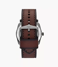 Machine Automatic Brown LiteHide™ Leather Watch