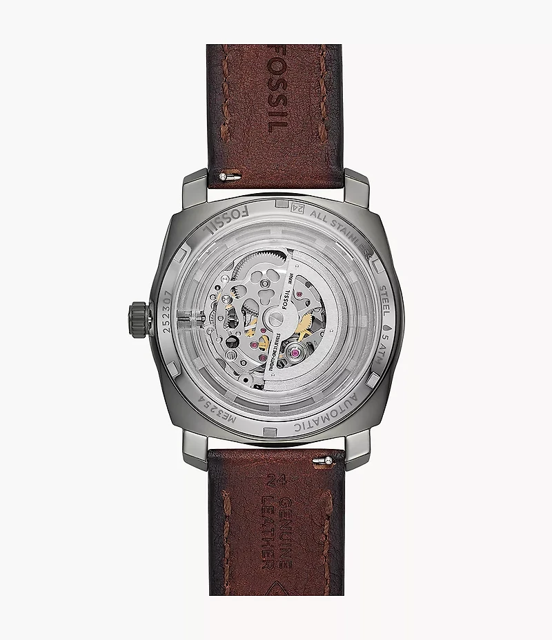 Machine 45mm Automatic Brown LiteHide™ Leather Watch