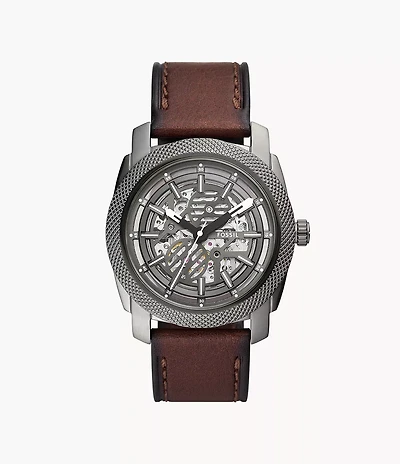 Machine 45mm Automatic Brown LiteHide™ Leather Watch
