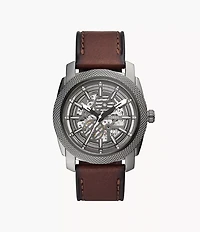 Machine 45mm Automatic Brown LiteHide™ Leather Watch