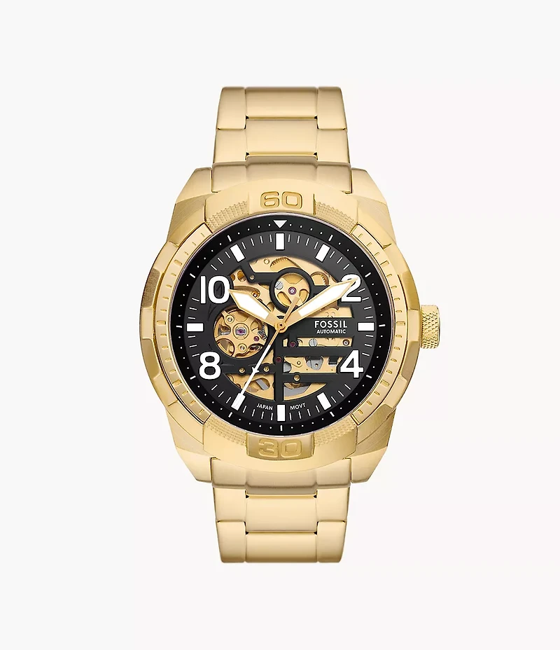 Bronson Automatic Gold-Tone Stainless Steel Watch