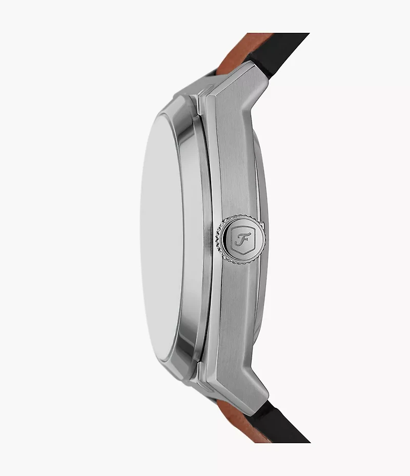 Everett 42mm Automatic Brown Leather Watch