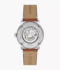 Fossil Heritage Automatic Brown Leather Watch