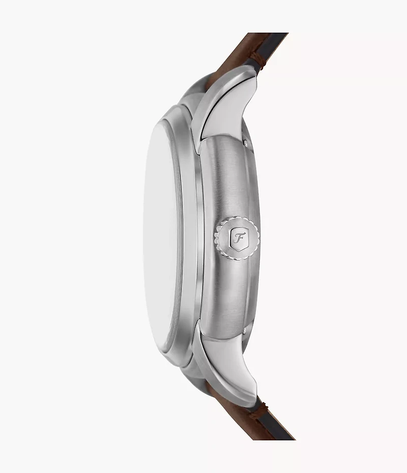 Fossil Heritage Automatic Brown Leather Watch