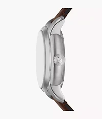 Fossil Heritage Automatic Brown Leather Watch