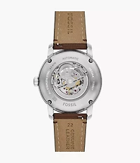 Fossil Heritage Automatic Brown Leather Watch