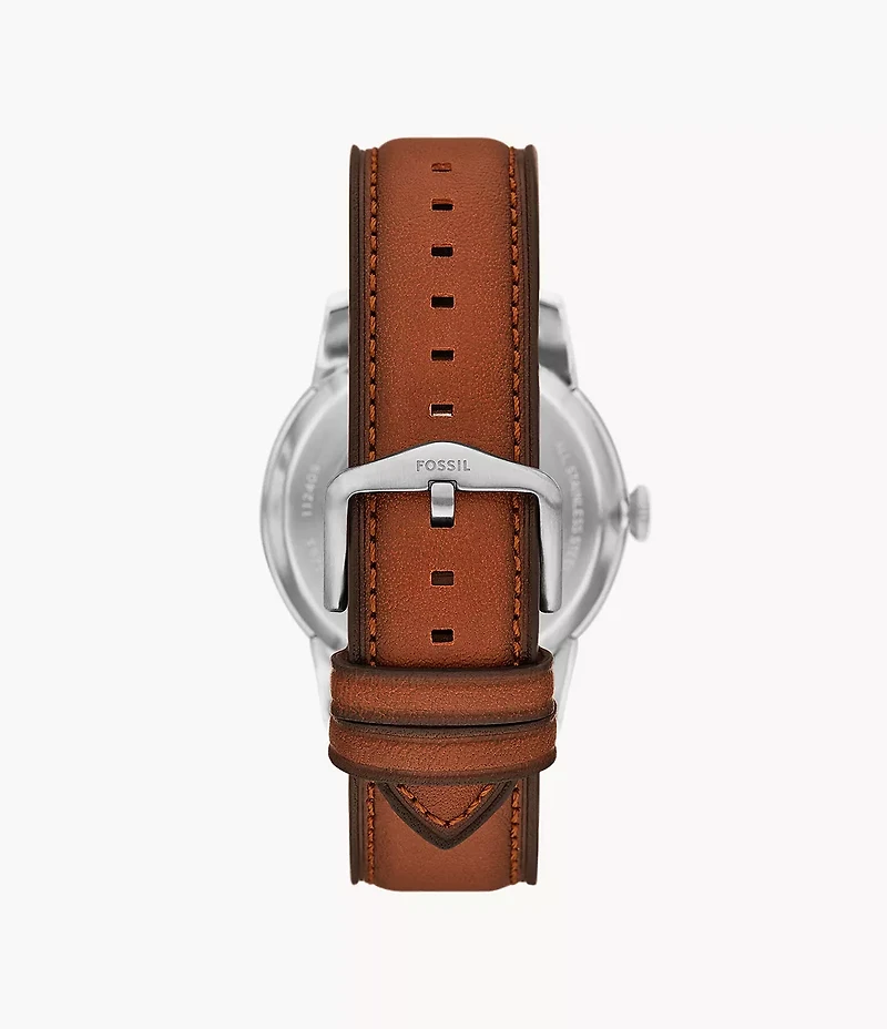 Townsman Automatic Brown Leather Watch