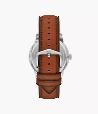 Townsman Automatic Brown Leather Watch
