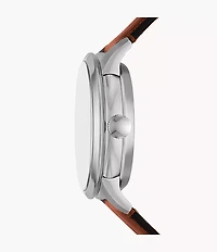 Townsman Automatic Brown Leather Watch