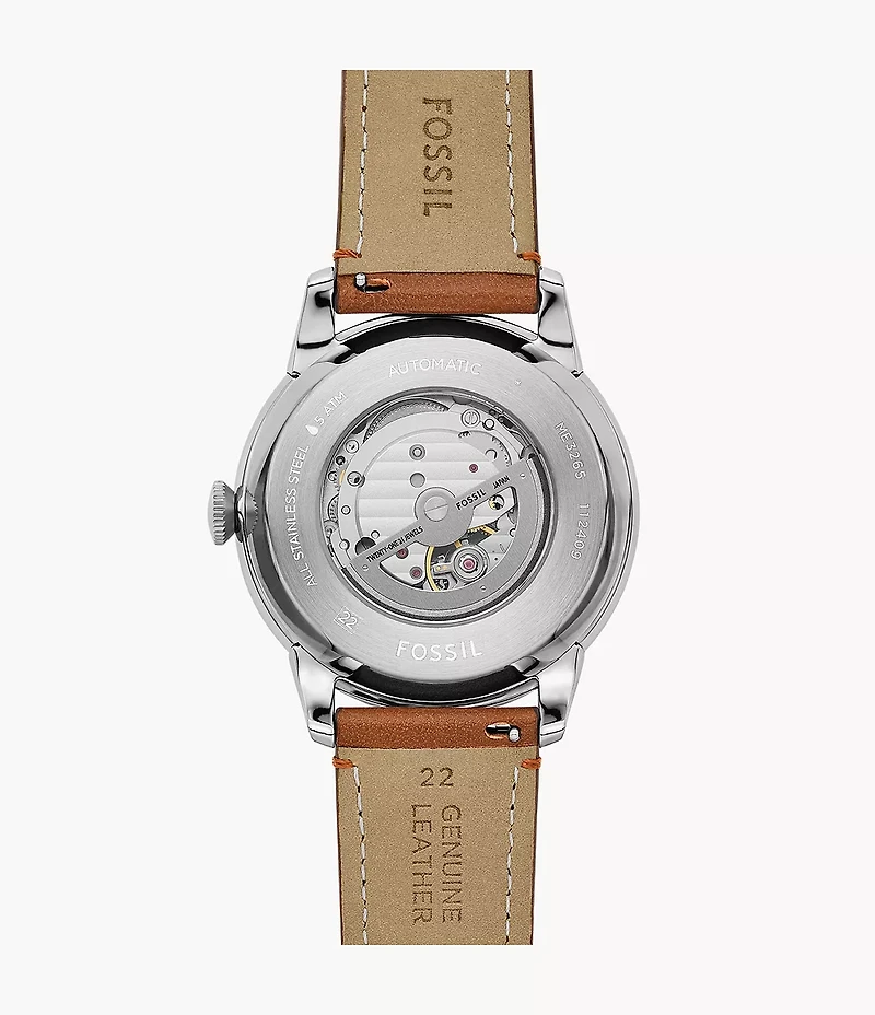 Townsman Automatic Brown Leather Watch