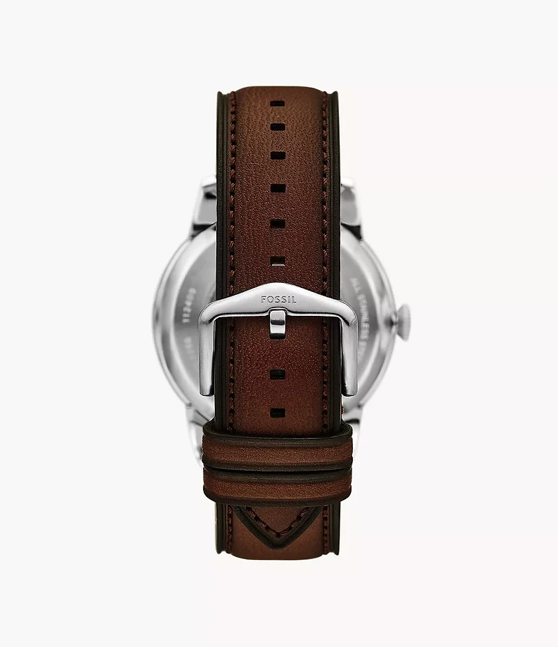 Townsman Automatic Brown Leather Watch