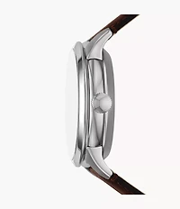 Townsman Automatic Brown Leather Watch