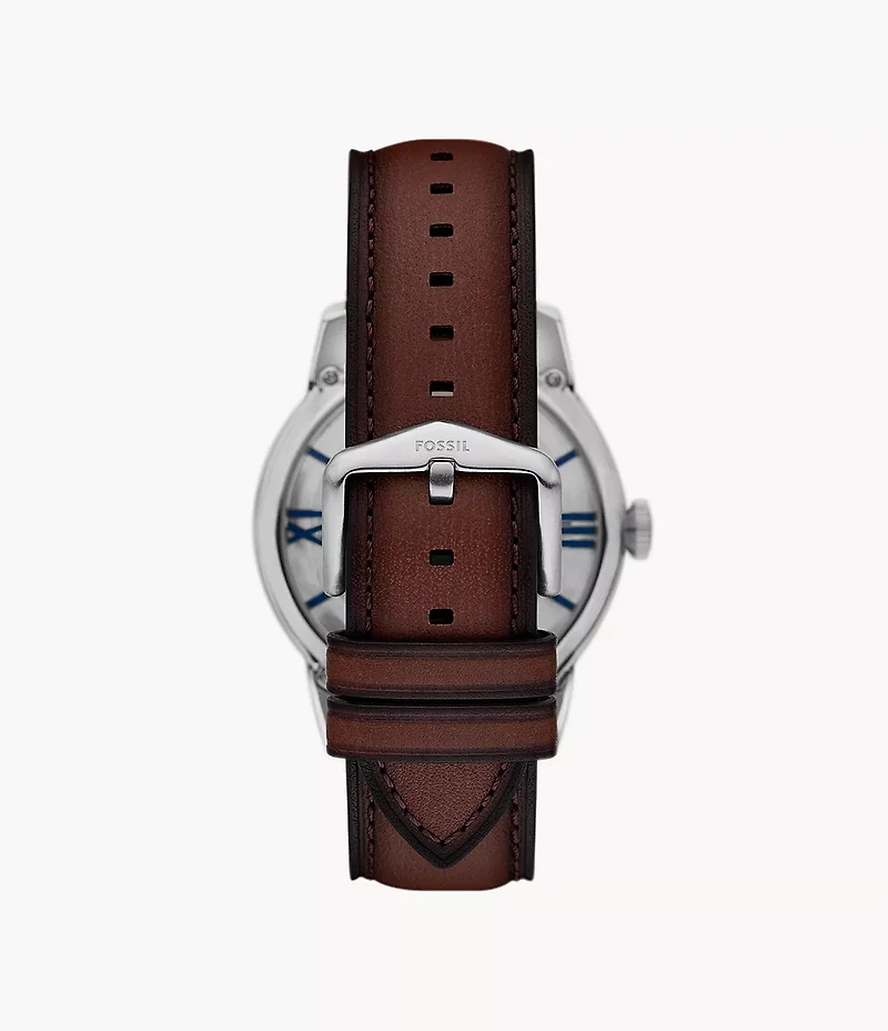Townsman Automatic Brown Leather Watch