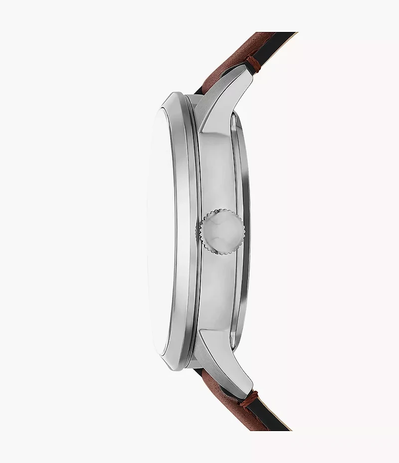 Townsman Automatic Brown Leather Watch