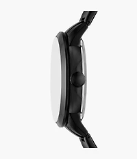 Townsman Automatic Black Stainless Steel Watch