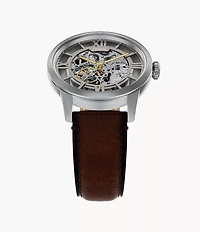 Townsman Automatic Brown Leather Watch