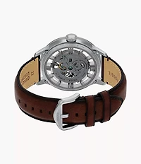 Townsman Automatic Brown Leather Watch