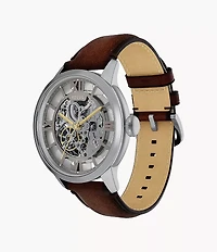 Townsman Automatic Brown Leather Watch
