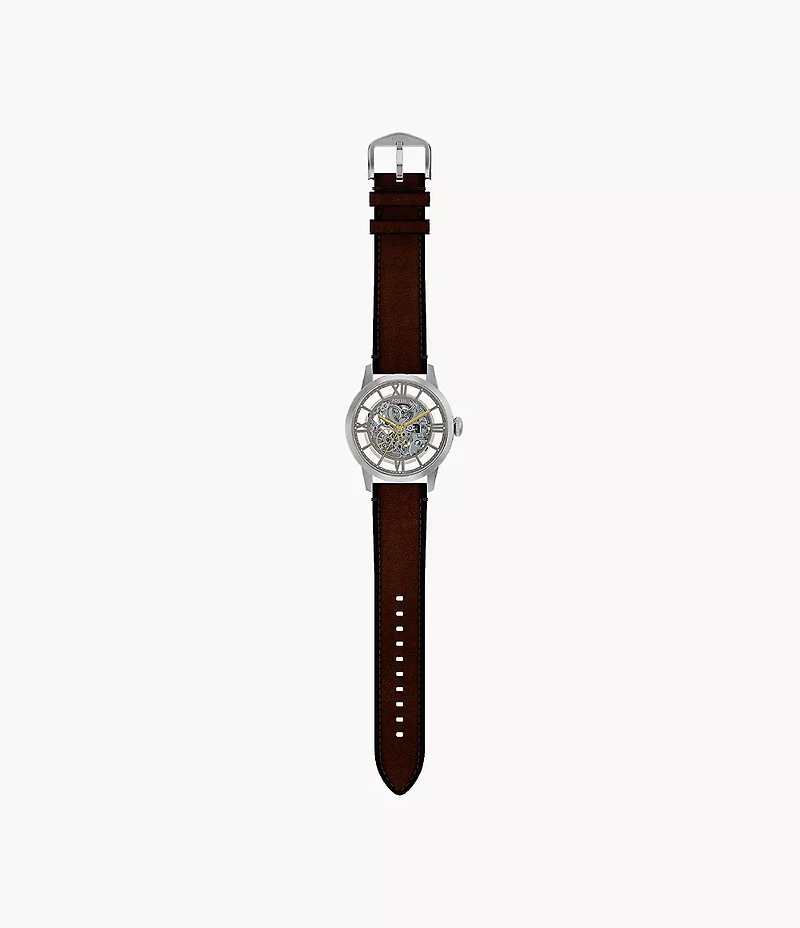 Townsman Automatic Brown Leather Watch