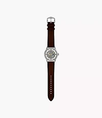 Townsman Automatic Brown Leather Watch