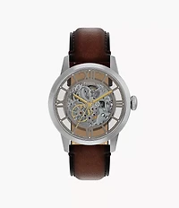 Townsman Automatic Brown Leather Watch